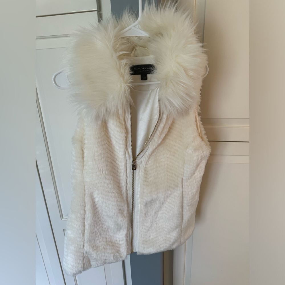 Faux fur vest